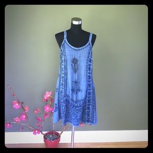 Magic - sundress with embroidery.